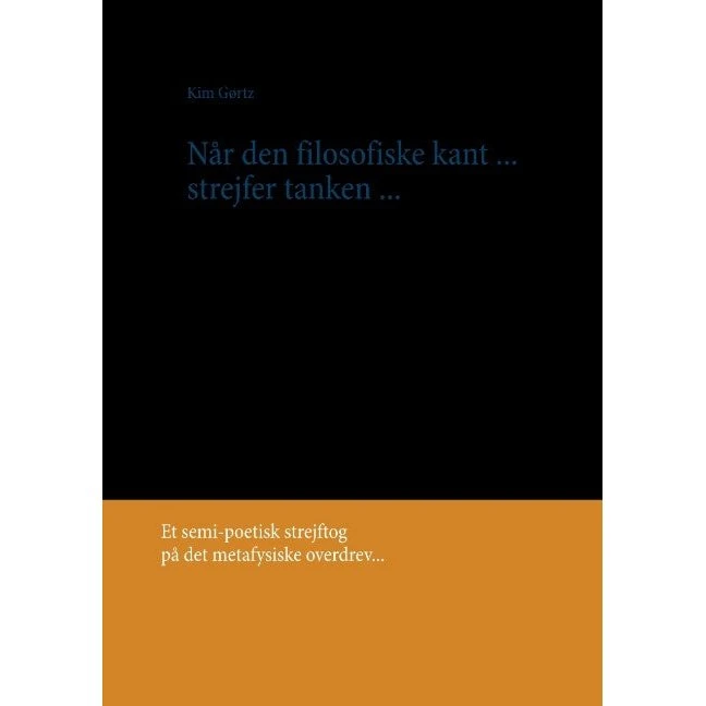 Når den filosofiske kant - Kim Gørtz
