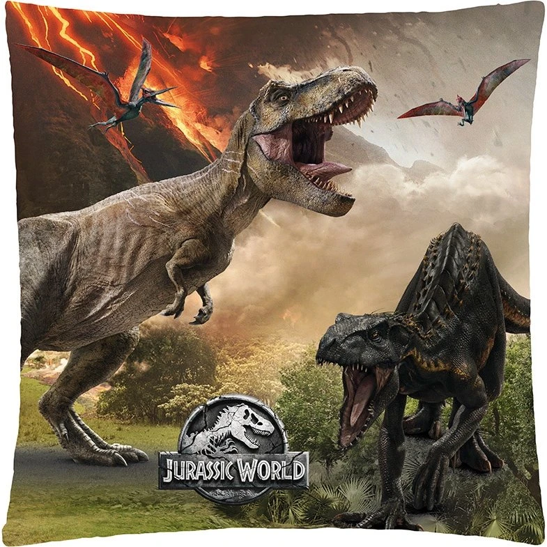 Jurassic World pyntepude 40x40 cm – børnepude