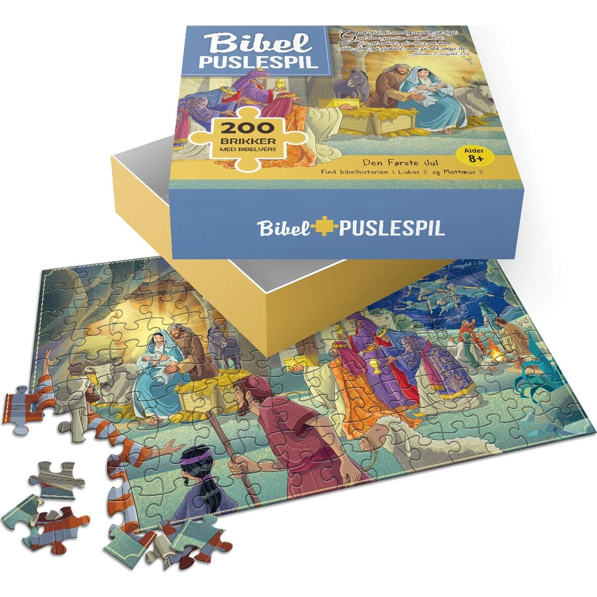 Scandinavia Bibel Puslespil: Den Første Jul - 200 brikker