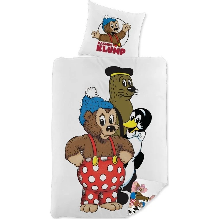 Rasmus Klump junior sengetøj 100x140 cm - 100% bomuld