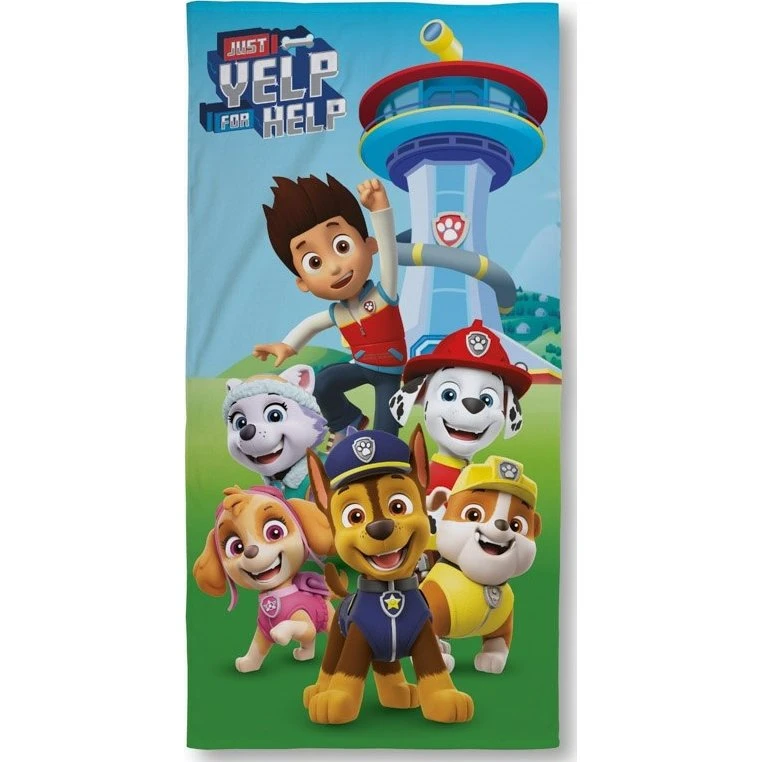 Paw Patrol badehåndklæde 70x140 cm – 100% bomuld