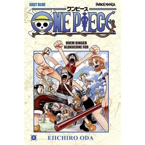 One Piece 5 (4 stk. sampakke) - Eiichiro Oda - Manga