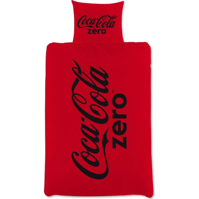 Coca Cola Zero sengesæt vendbart 140x200 cm – 100% bomuld