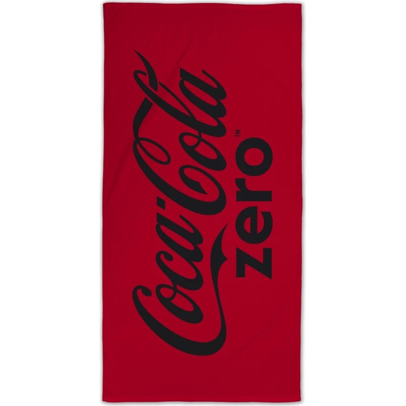 Coca‑Cola Zero badehåndklæde 70x140 cm, 100% bomuld