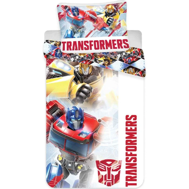 Transformers sengetøj 150x210 cm i 100% bomuld