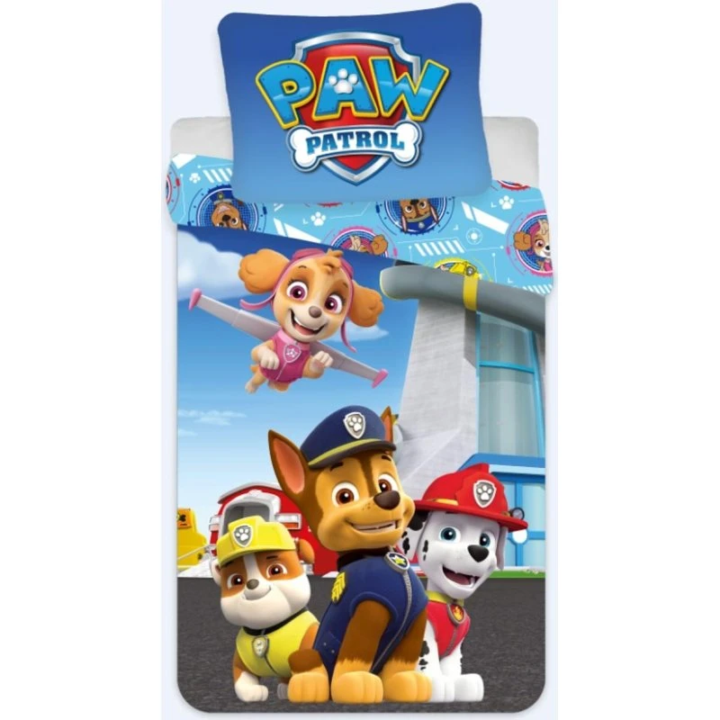 Paw Patrol junior sengetøj 100x140 cm - 100% bomuld