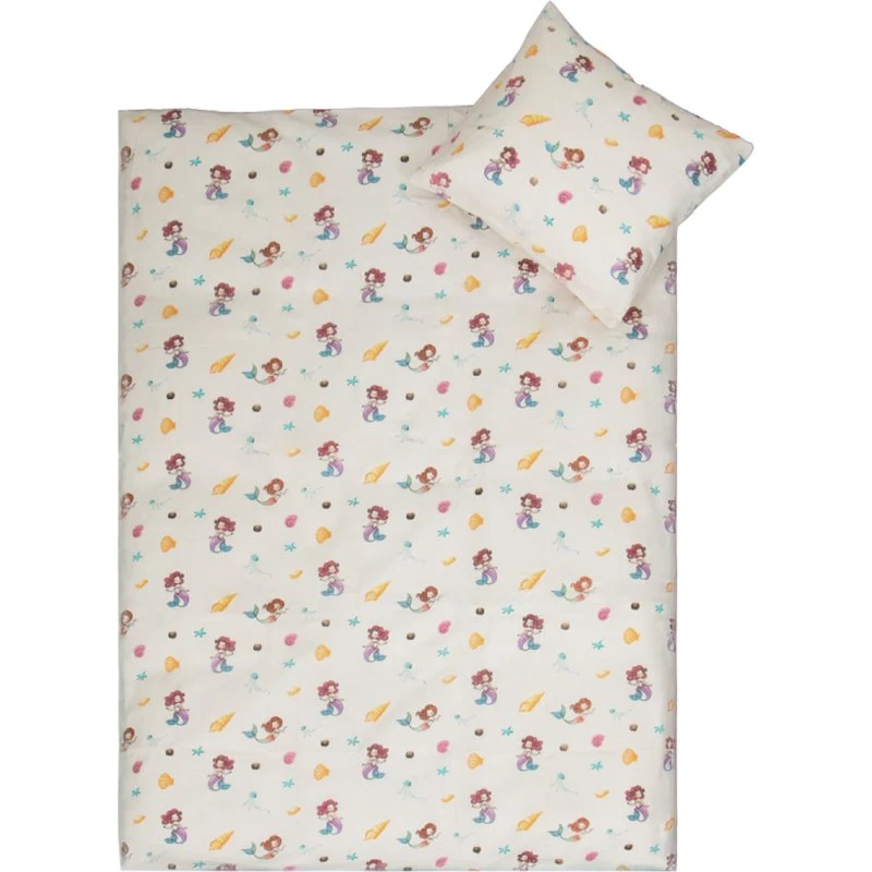 Junior sengetøj med havfruer 115x135 cm – 100% bomuld