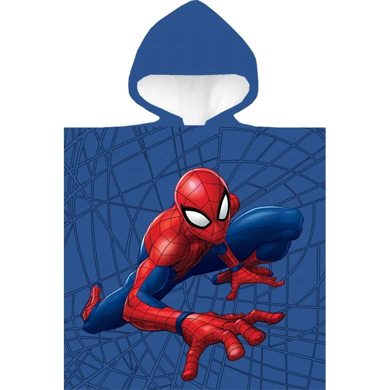 Spiderman badeponcho 50x100 cm – 100% bomuld