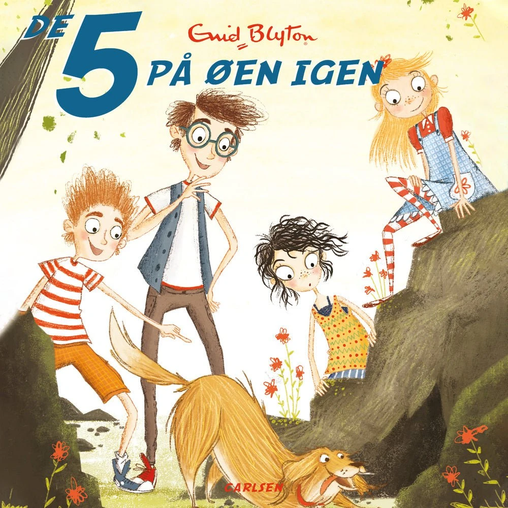 Enid Blyton: De 5 på øen igen (Lydbog)
