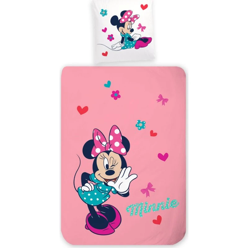 Minnie junior sengetøj 100x140 cm - 100% bomuld