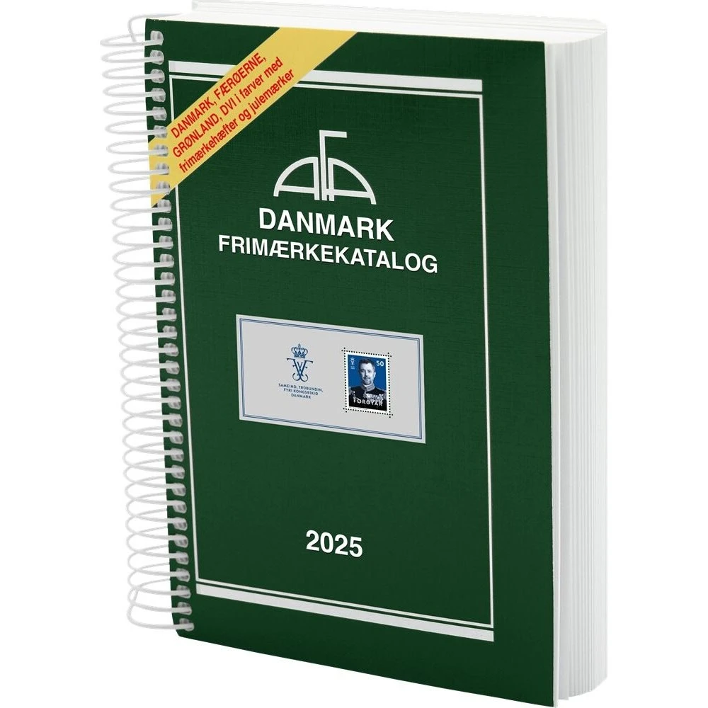 Afa Danmark 2025 M. Spiral - Frimærkekatalog