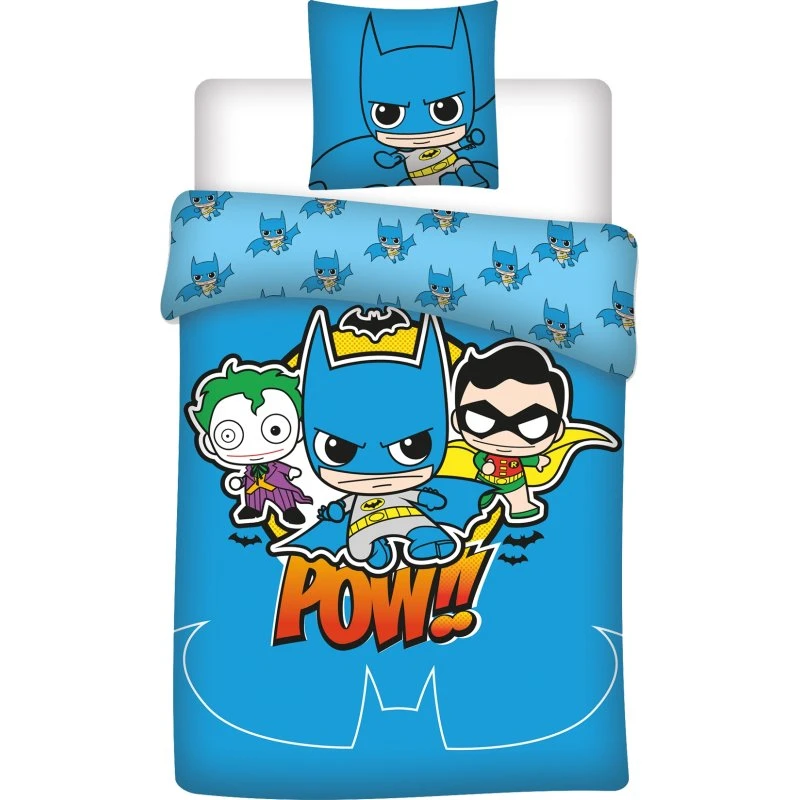 Batman junior sengetøj 100x140 cm – vendbart 100% bomuld