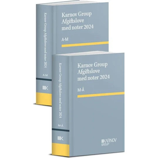 Karnov Group Afgiftslove med noter 2024