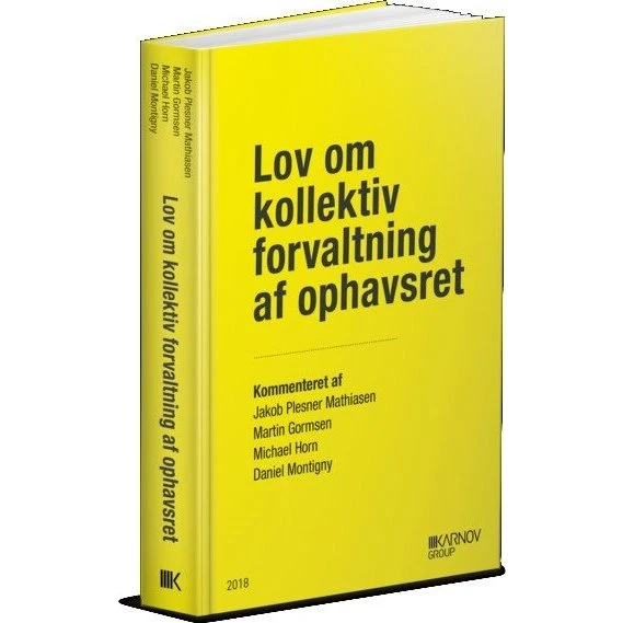 Lov om kollektiv forvaltning af ophavsret - Jakob Plesner Mathiasen