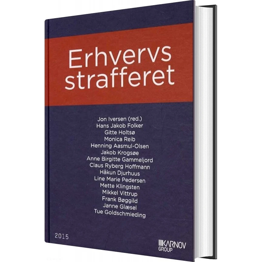 Karnov Group: Erhvervsstrafferet af Jon Iversen (Bog)