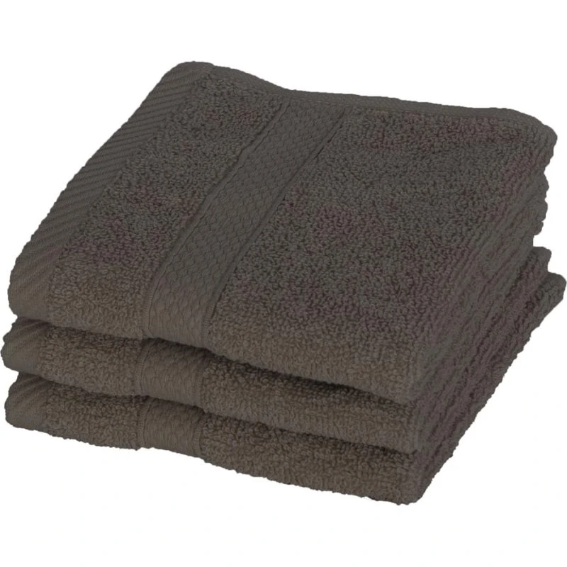 Egeria Vaskeklud Diamant 30x30 cm – Antracit, 100% Bomuld