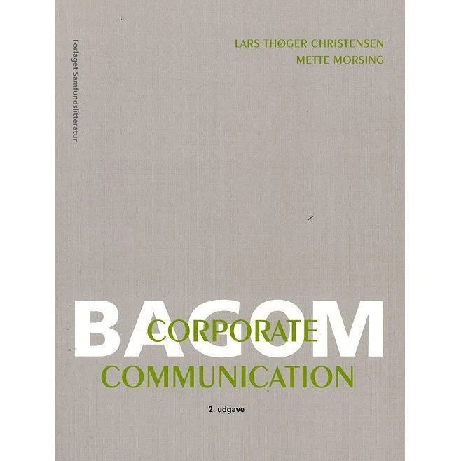 Bag om corporate communication - Mette Morsing