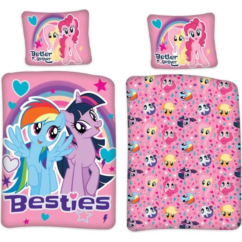 My Little Pony junior sengetøj 100x140 cm – Besties