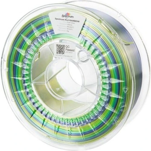 Spectrum 3D PLA Silk Rainbow Frost Gloss Filament 1.75mm 1kg