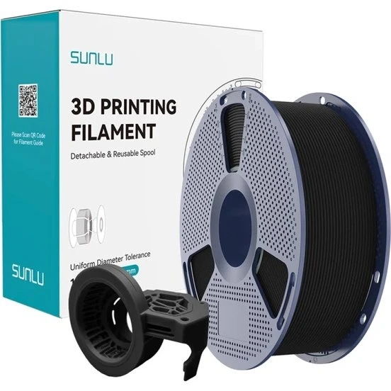 Sunlu PETG High-Speed Matte Filament - Sort, 1,75mm, 1kg