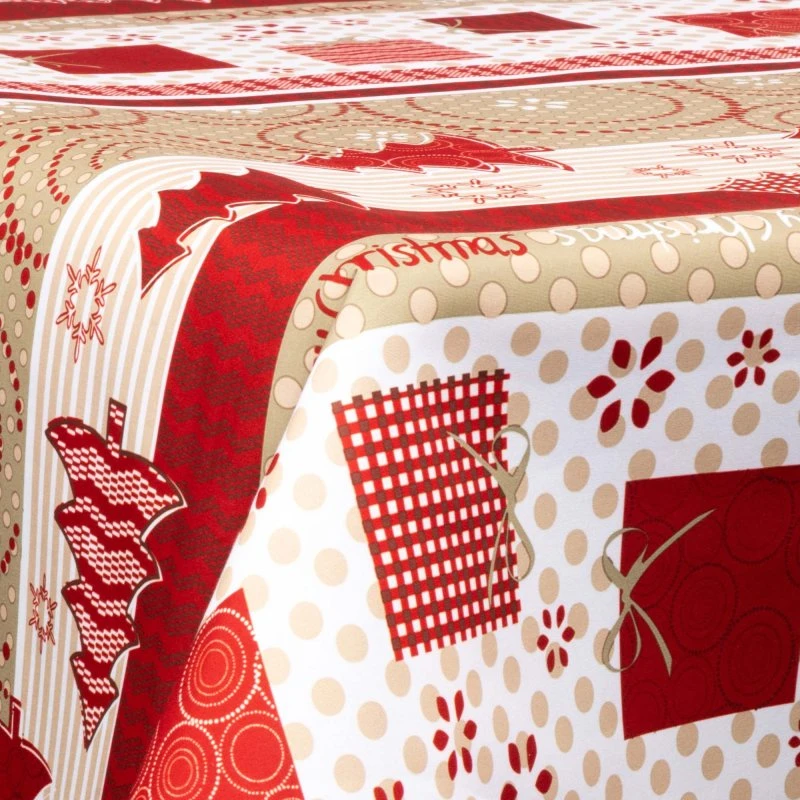 Voksdug med julemotiver 140 cm x 30 m – akrylcoated