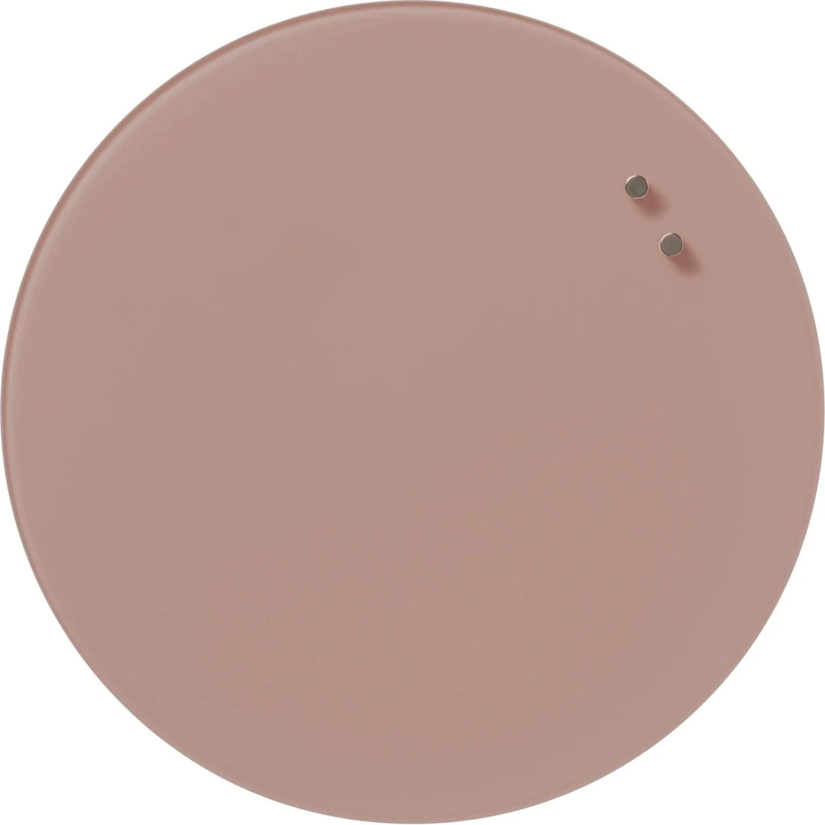 NAGA Nord Rosa Magnetisk Glastavle, Cirkel 35 cm