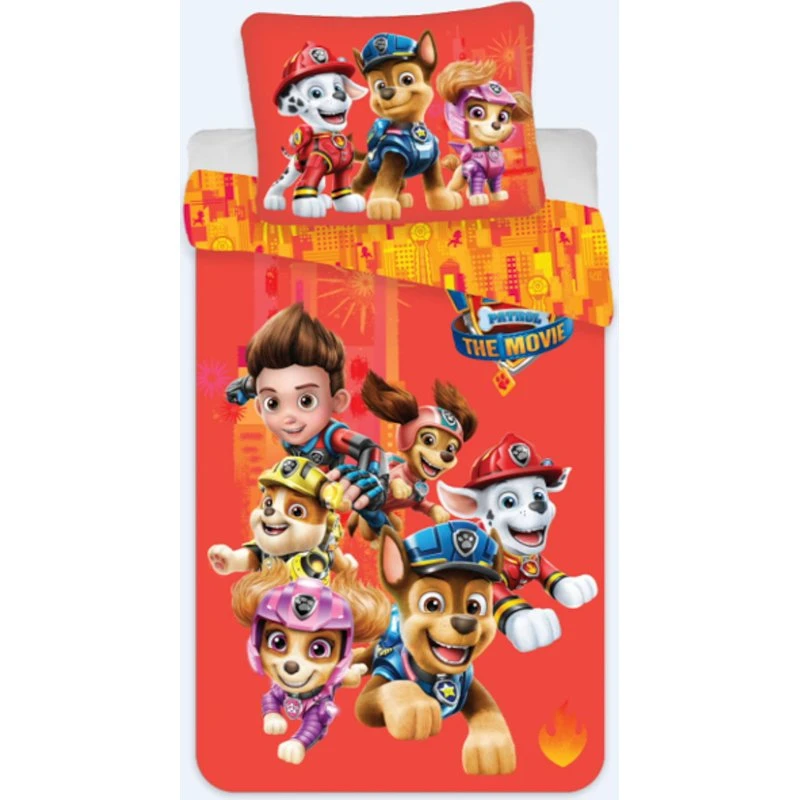 Paw Patrol sengetøj 150x210 cm – Team Paw Patrol, 100% bomuld
