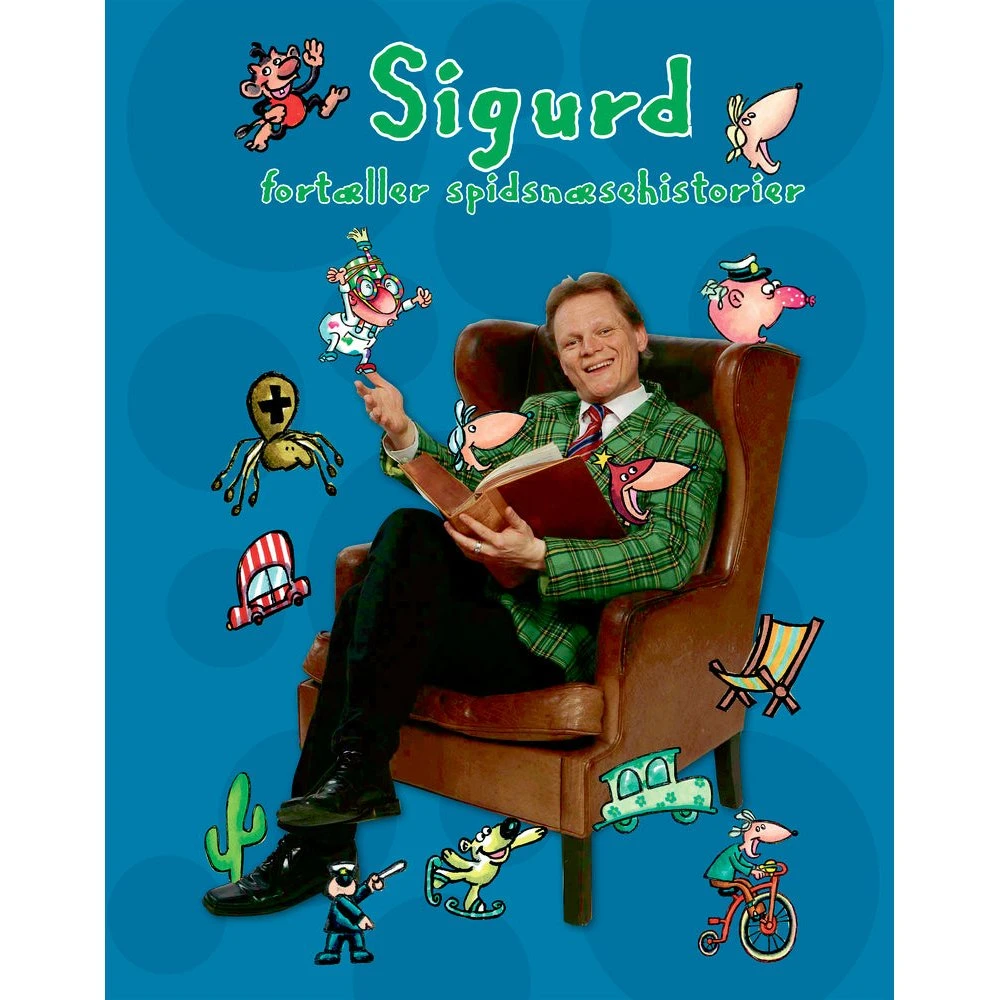 Sigurd Barrett: Sigurd fortæller spidsnæsehistorier (Lydbog)