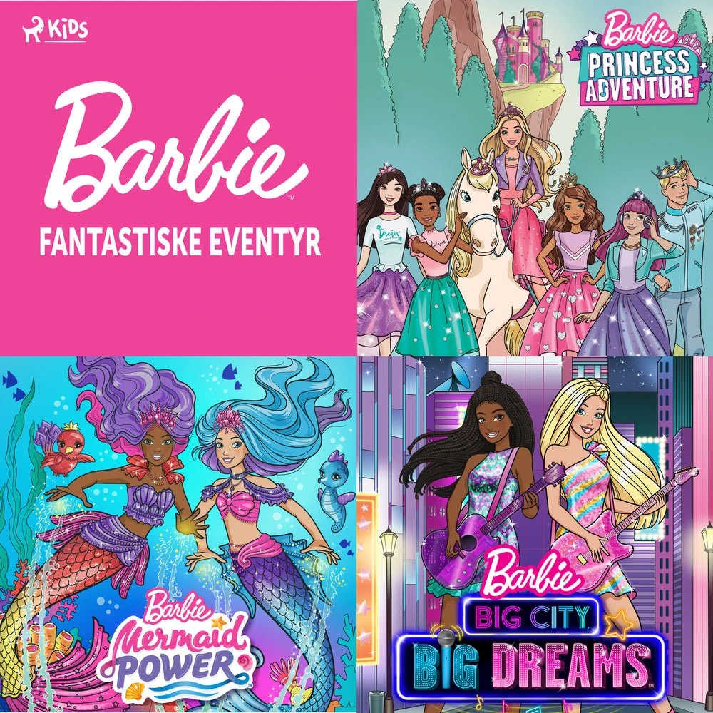 Barbie - Fantastiske eventyr - Lydbog fra Mattel