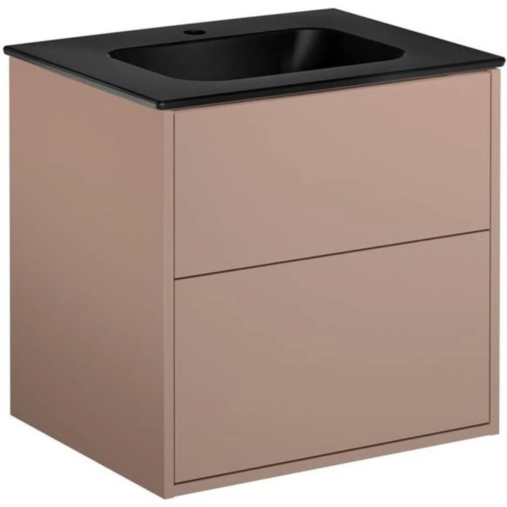 Gustavsberg Artic møbelpakke 60x47 cm, fersken/sort