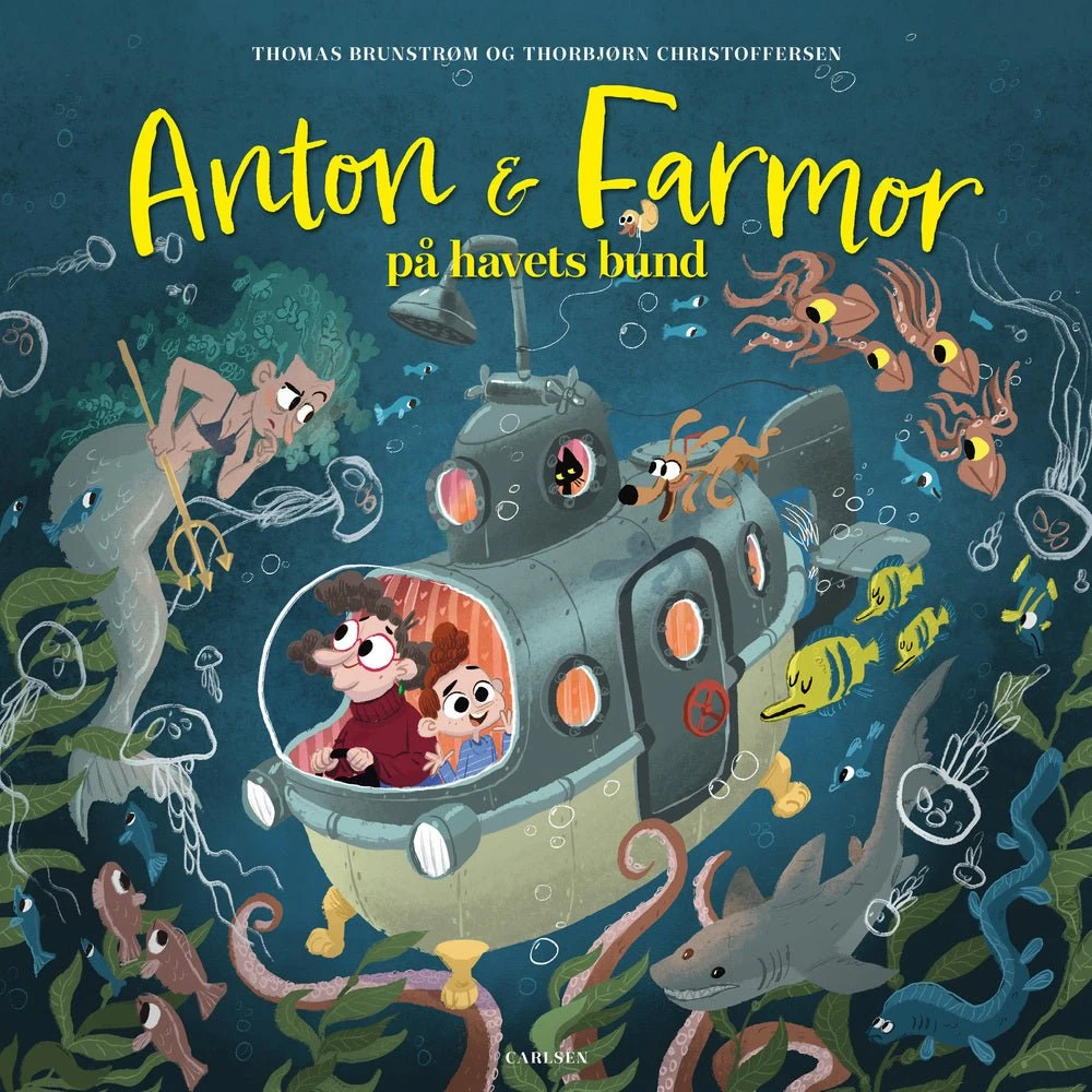 Anton og farmor på havets bund - Lydbog