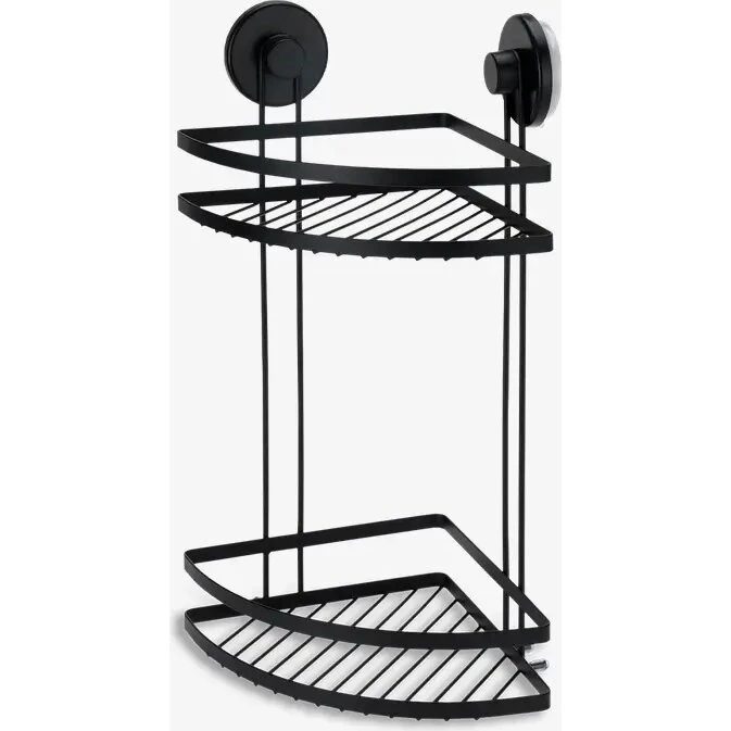 Sugekop Dobbelt badeværelseshylde 25x18x37 cm, max 3,5 kg