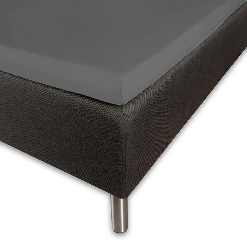 Kuvertlagen 210x210 cm Bomuldssatin Antracit - Borås