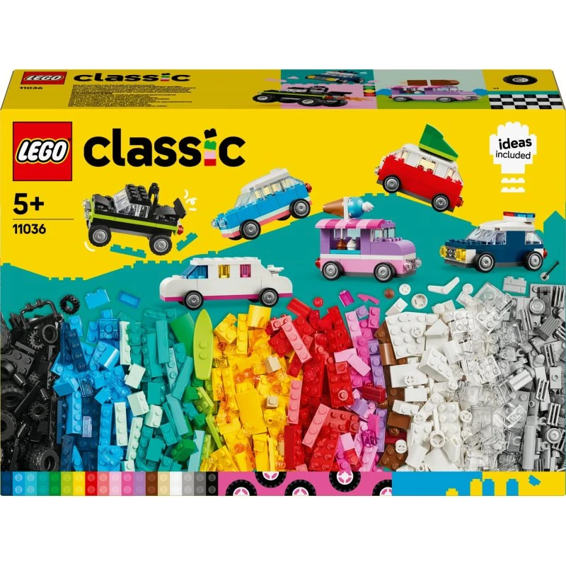 LEGO Classic 11036 Kreative køretøjer – 900 dele