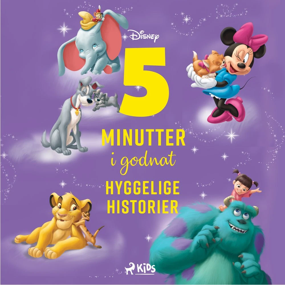 Disney & Pixar: Fem minutter i godnat - Hyggelige historier (Lydbog)