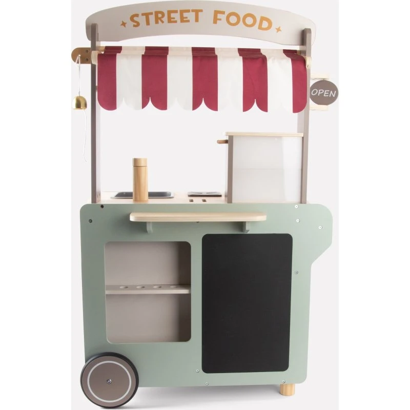 Dantoy Street Food Legekøkken i træ - 26 dele