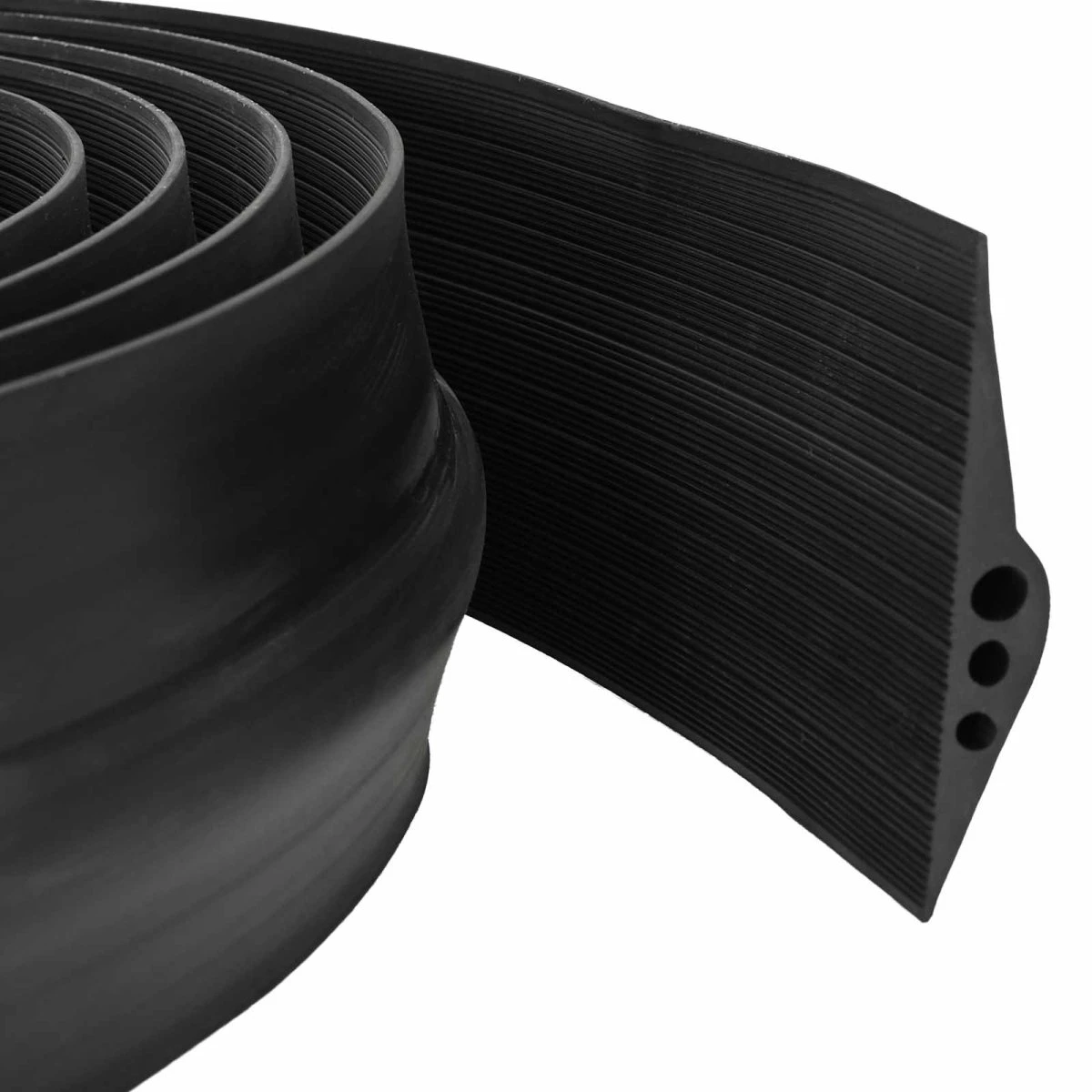 vidaXL Garage Gulvforsegling Sort 78 x 14 mm 12 m EPDM gummi