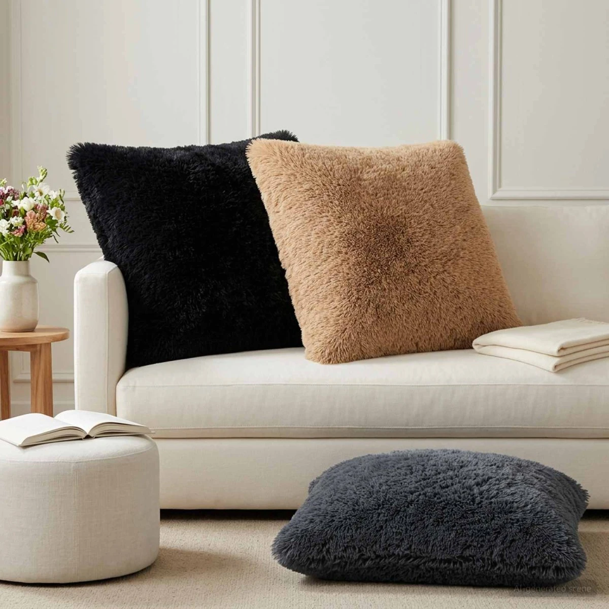 vidaXL HEERLEN Pudebetræk 6 stk. Antracit 65x65 cm PV Fleece