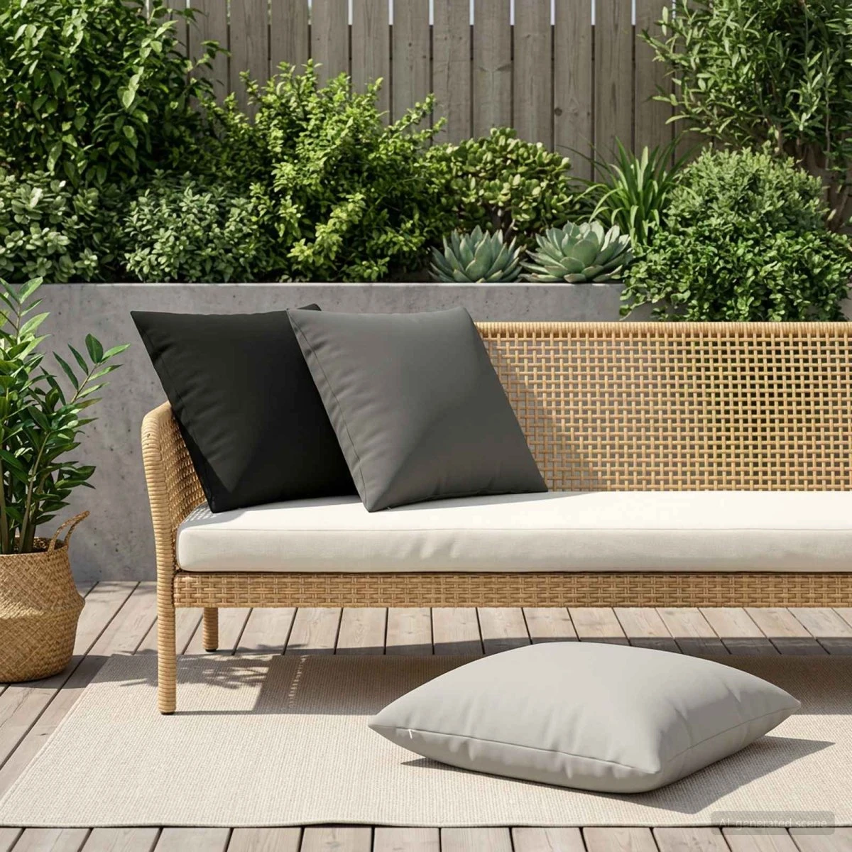 vidaXL HEERLEN Pudebetræk 6 stk. Antracit 60x60 cm Polyester