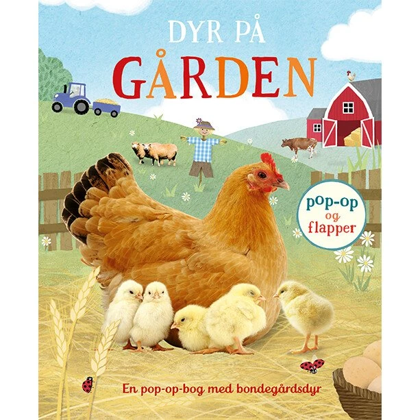 Søde Popper: Dyr på gården - Pop-up papbog