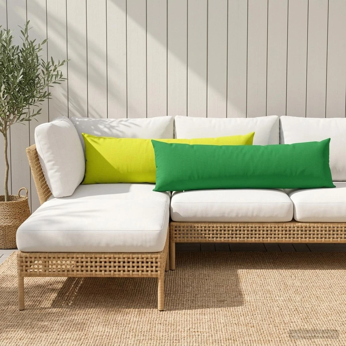 vidaXL HEERLEN Pudebetræk Grøn 40 x 145 cm