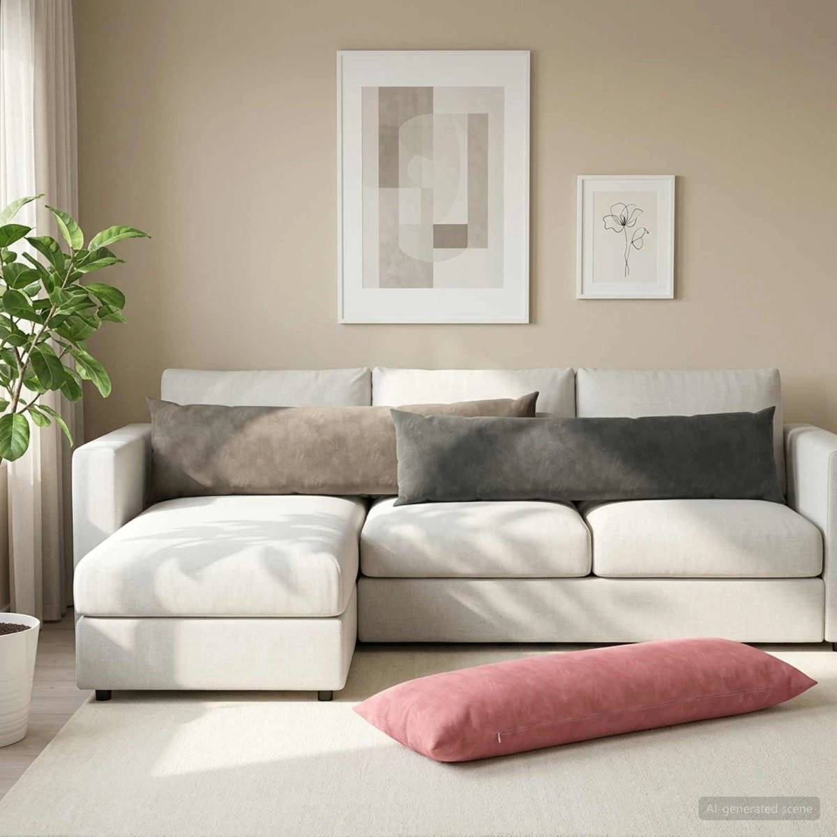 vidaXL HEERLEN Pudebetræk 2 stk. Mørkegrå Fløjl 40 x 145 cm