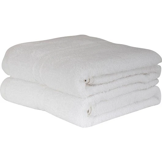 Gæstehåndklæde 30x50 cm - Hvid, 100% blød bomuld