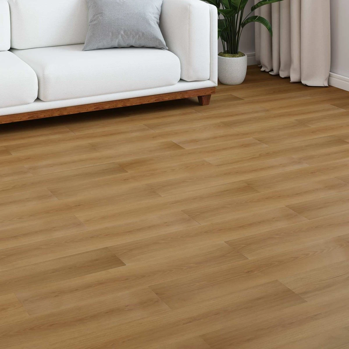 vidaXL Laminatgulv Lys lavendel 101 x 20 x 0,8 cm - 15 stk.