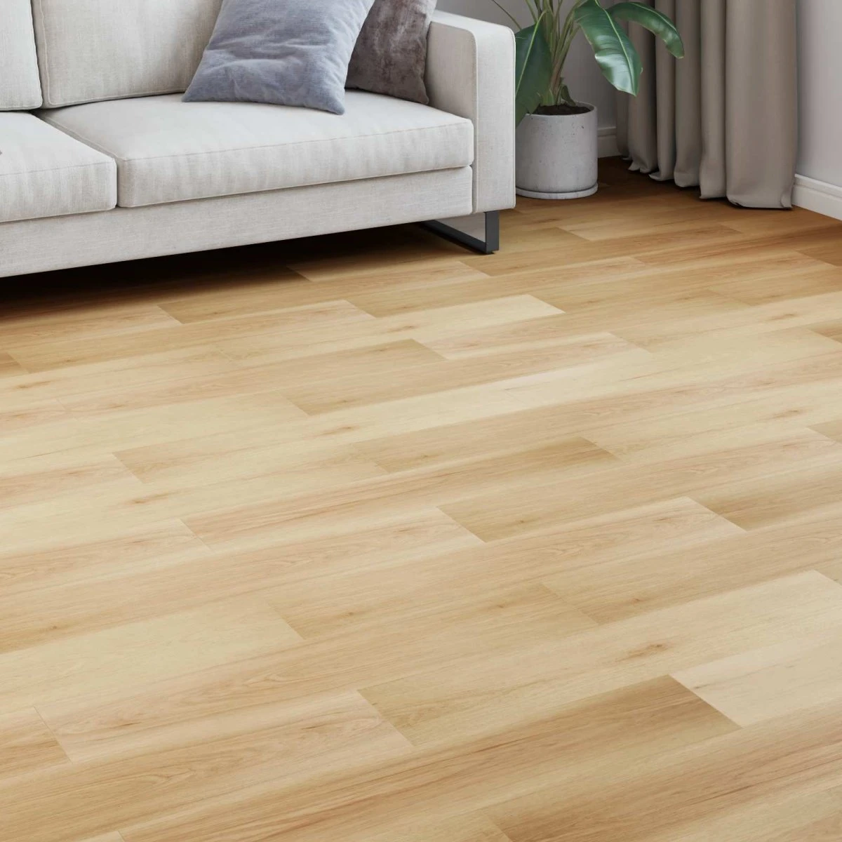 vidaXL Laminatgulv Lys Ahorn 100,5 x 20,5 x 0,8 cm - 5 stk.