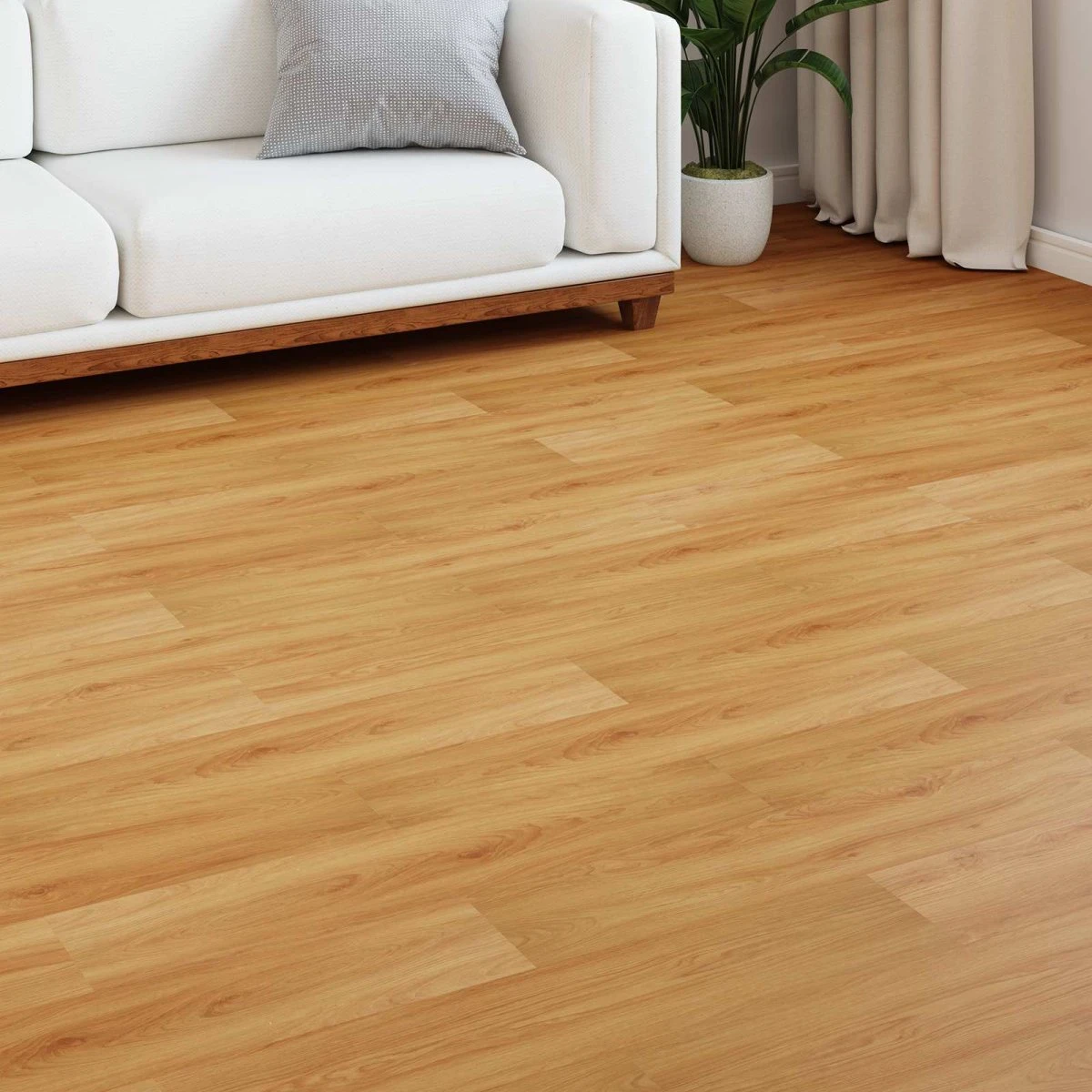 vidaXL Laminatgulv Varm Kastanje 101 x 20 x 0,8 cm (5 stk.)