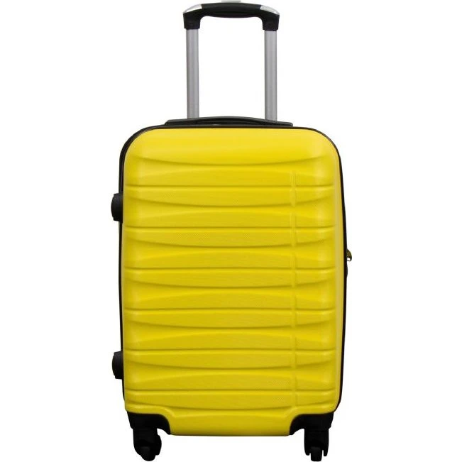 Gul hardcase kabinekuffert 48 cm – 37 L, 4 hjul