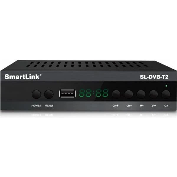 Smartlink SL-DVB-T2/C optagelig digibox til antenne og kabel