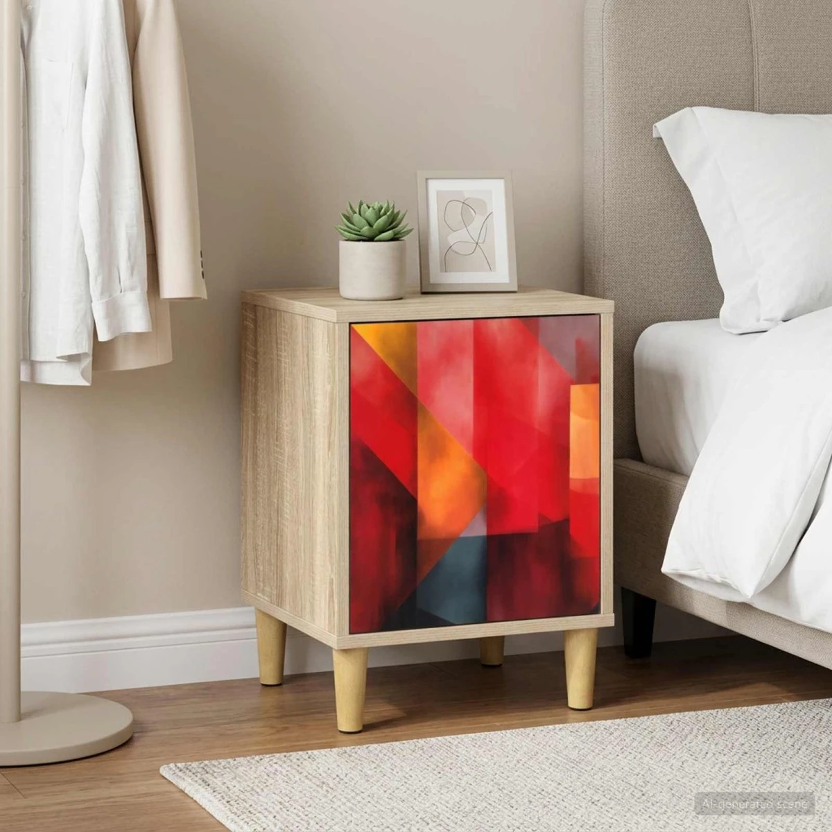 vidaXL Heesch Natskab i Sonoma-eg, 36 x 33 x 50 cm
