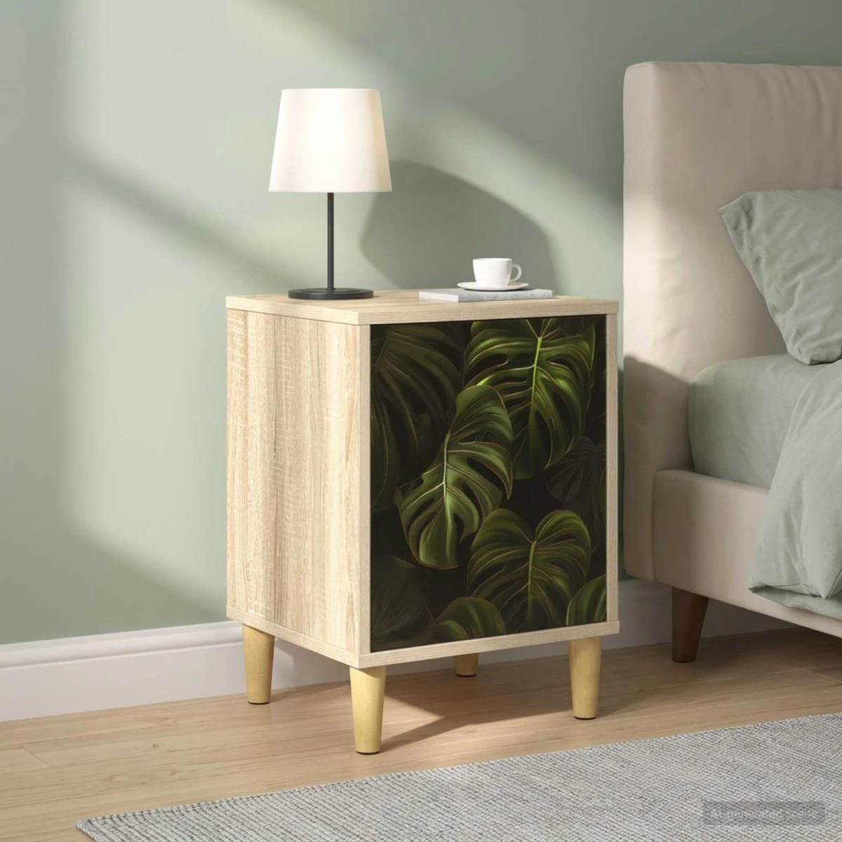 vidaXL Elburg Natskab 2 stk. - Sonoma-eg 36 x 33 x 50 cm